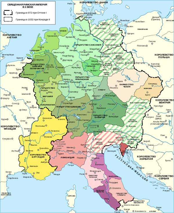 Территория Священной Римской Империи