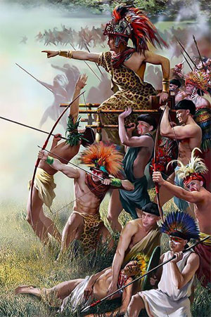 ацтекские воины