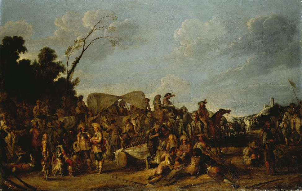 Camp 17. Корнелис де Валь. Военный лагерь 17 века. Антуан Перрено де Гранвела. Остенде 19 век.